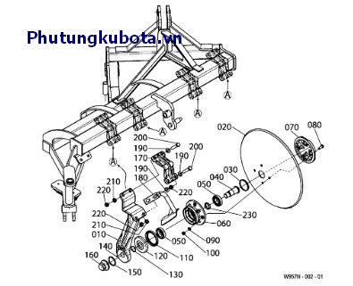 Trục đĩa số 1